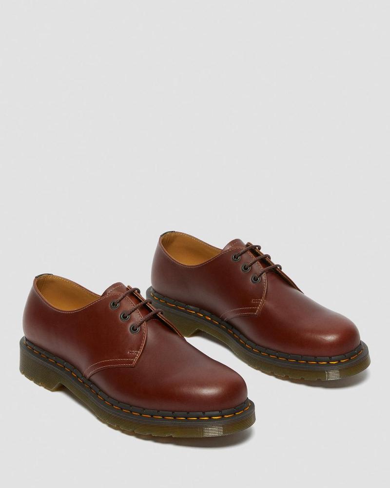 Zapatos Oxford Dr Martens 1461 Men's Abruzzo Cuero Hombre Marrom Negros | MX 216TCE